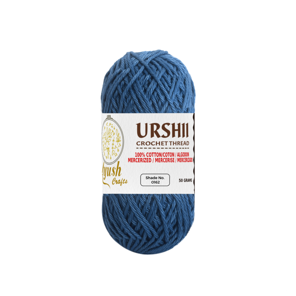 Urshii Mercerized Crochet Thread by Ayush Crafts – High-quality, vibrant, and durable yarn for crochet and knitting projects