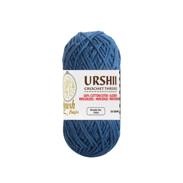 Urshii Mercerized Crochet Thread by Ayush Crafts – High-quality, vibrant, and durable yarn for crochet and knitting projects